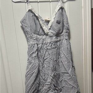 Striped/seersucker Dress